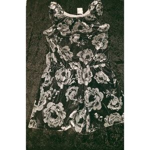 Brand new floral velvet  romper